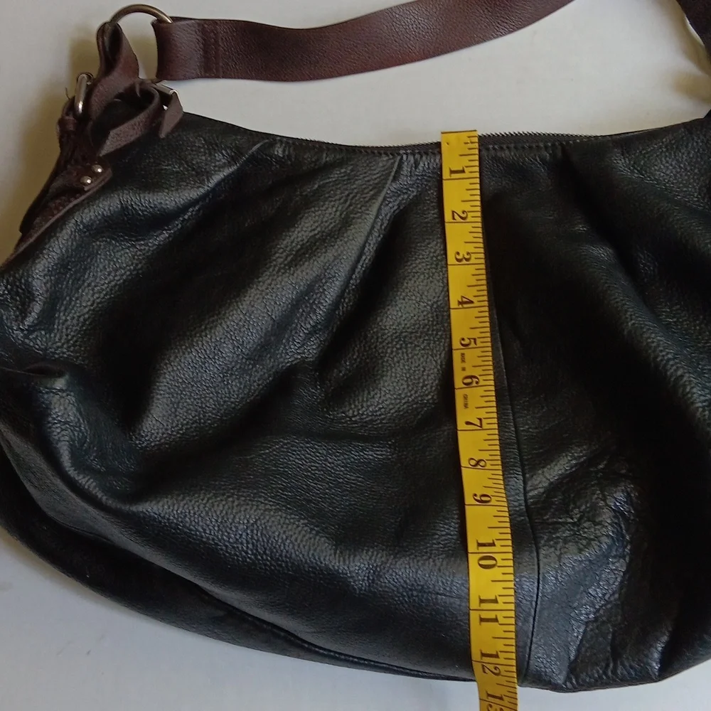 FOLEY + CORINNA SLOUCHY HOBO BAG  BLACK & BROWN